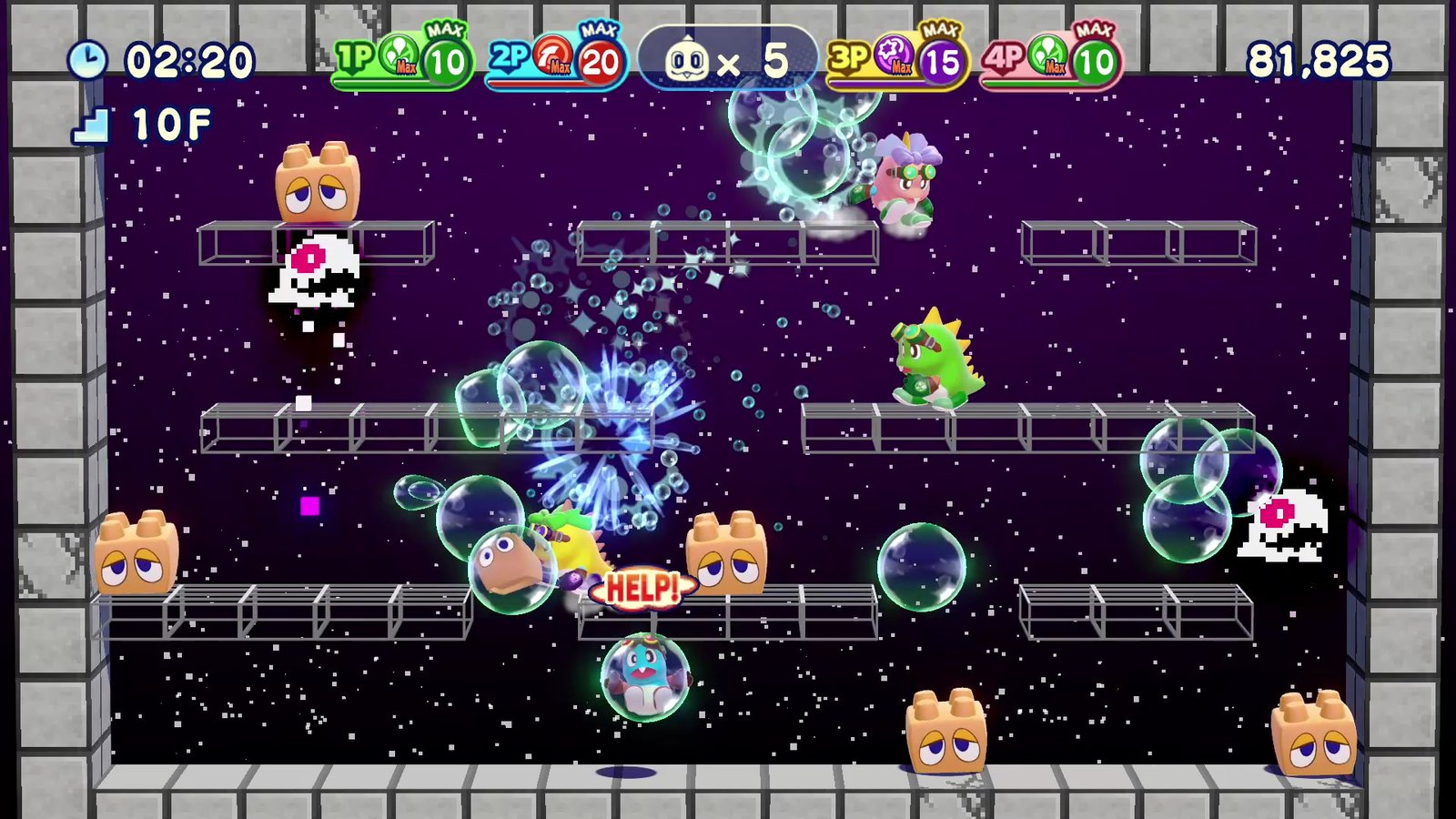 泡泡龙4伙伴:头骨怪与创意工坊/Bubble Bobble 4 Friends: The Baron’s Workshop