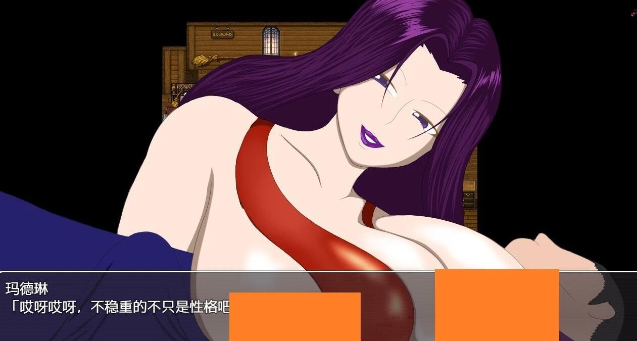 【PC/2D/日系RPG/汉化/动态】用O液修行的魔女!精翻汉化完结版+CG【830M】