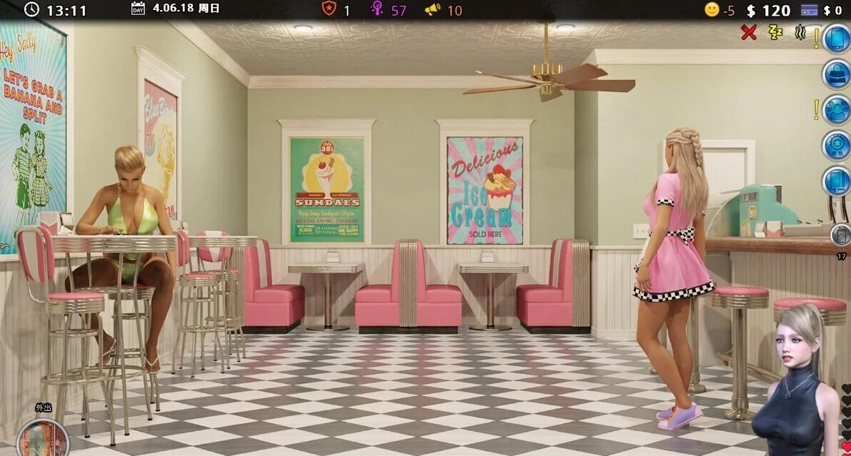 【PC/3D/欧美SLG/汉化/动态】激情燃烧的岁月 V0.98.9 官方中文作弊版【4.8G】