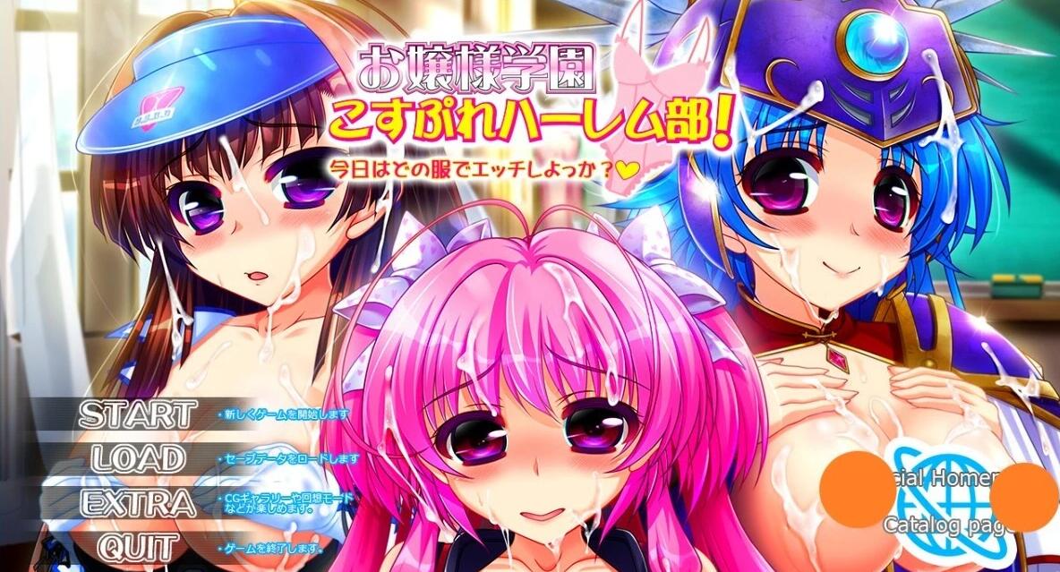 【PC/2D/ADV/汉化】大小姐学园Cosplay后宫部！AI汉化版+存档【2.6G】