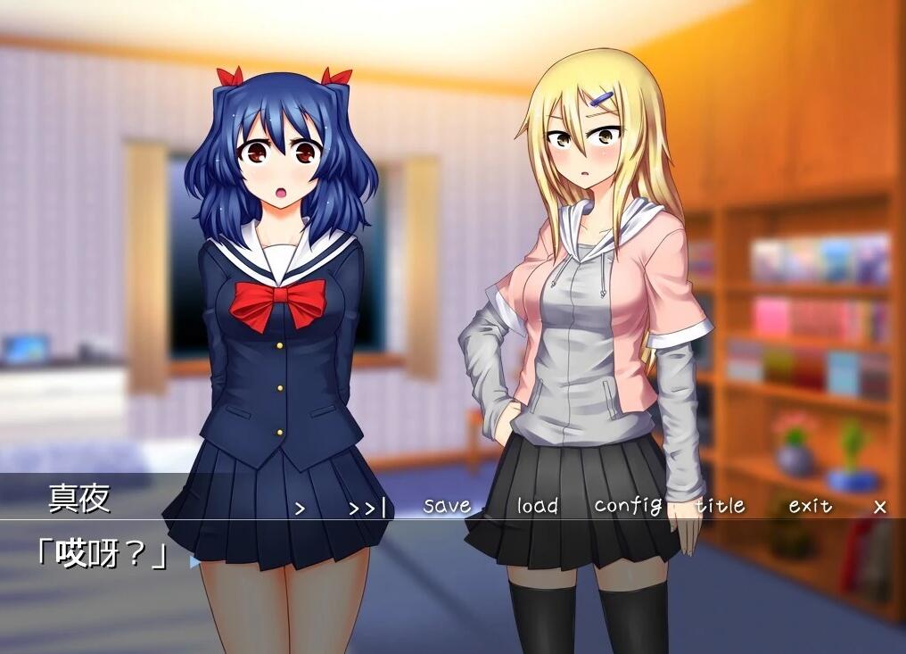 【PC/2D/ADV/汉化】义妹千惠与妹妹真夜 V1.02 AI汉化版+全CG回想【260M】